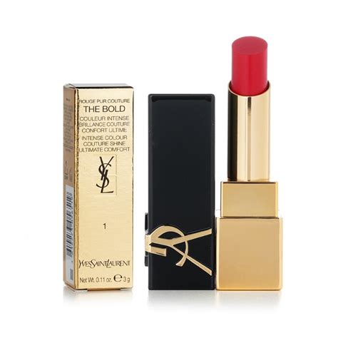 ysl rouge pur couture 1 le rouge|rouge pur couture matte lipstick.